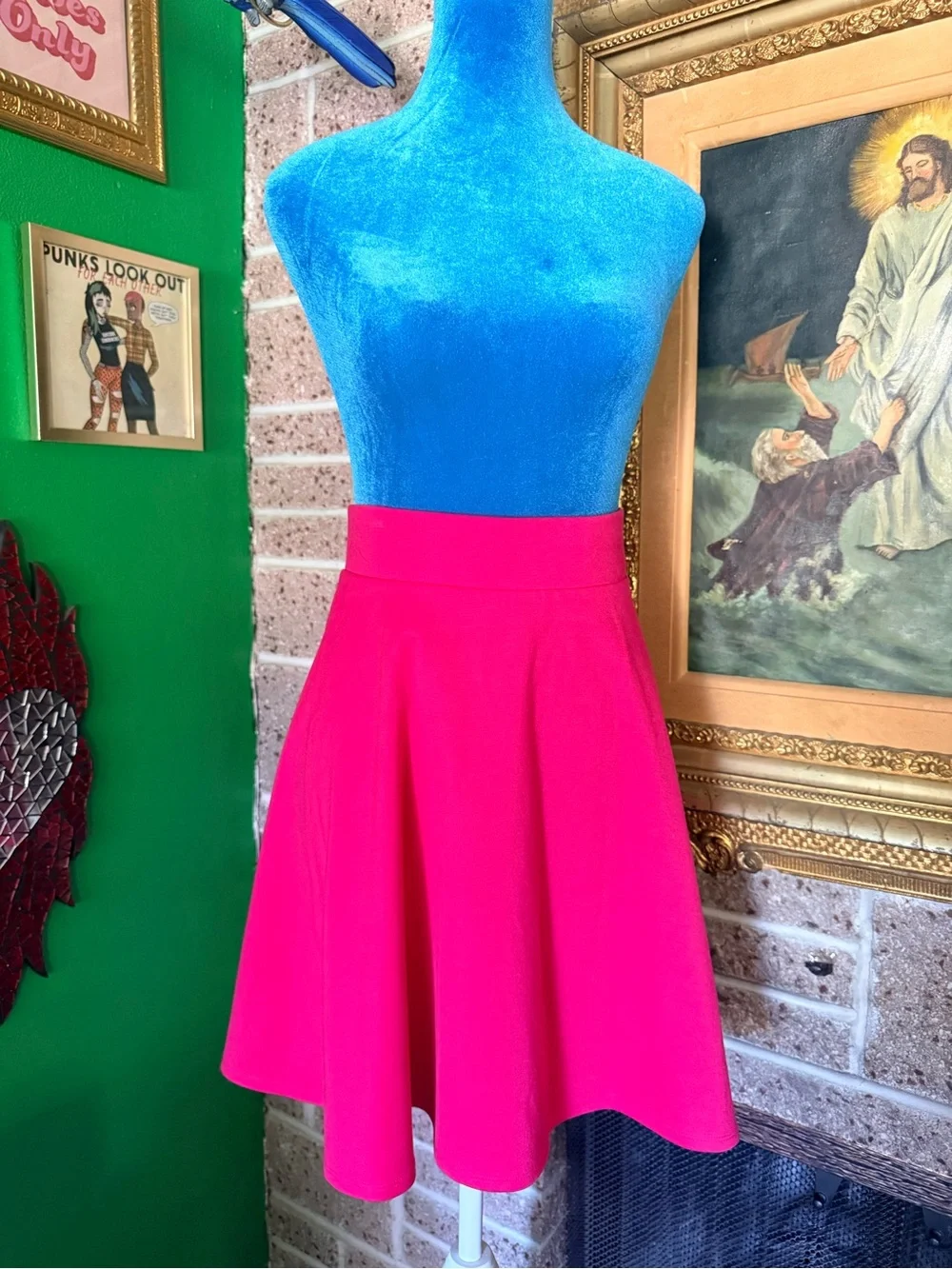 torrid Hot Pink Circle Skirt